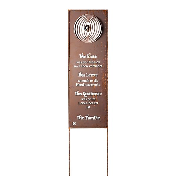 HOME DELUXE Gartenfigur ROST Gartenschild, Gartenstecker günstig online kaufen
