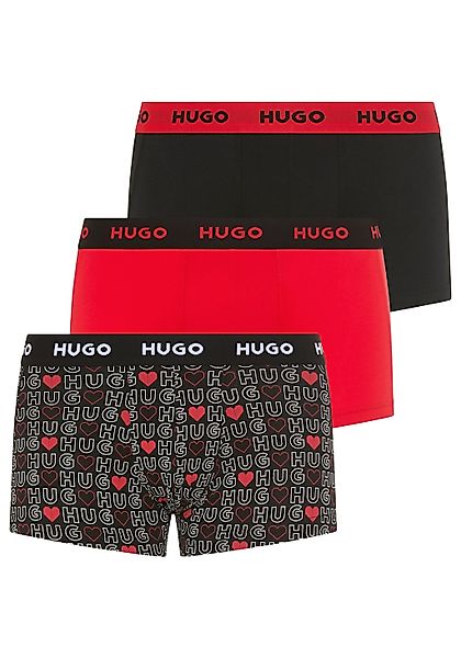 HUGO Underwear Trunk "TRUNK TRIPLET DESIGN" Packung, 3 Stk. mit Logobund günstig online kaufen
