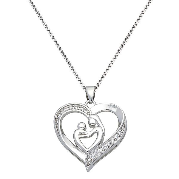 LÖB Kette mit Anhänger 750 Weißgold günstig online kaufen