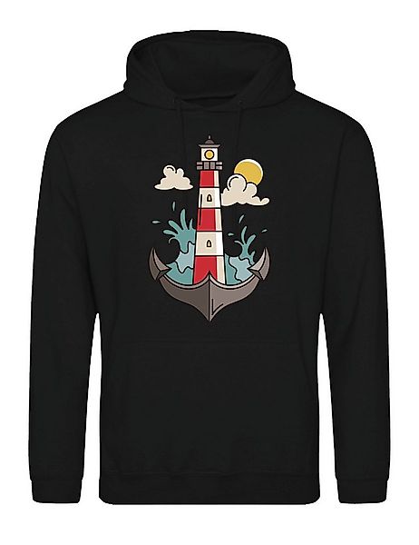 Youth Designz Kapuzenpullover Herren Hoodie Pullover "Anker Leuchtturm" lus günstig online kaufen