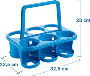 Teko-plastic Flaschenkorb 2 Stück Flaschenträger günstig online kaufen