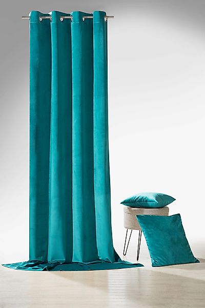 Weckbrodt Vorhang "Valentin" Ösen 1 Stk. tlg. Velour, Samt-Optik, blickdich günstig online kaufen