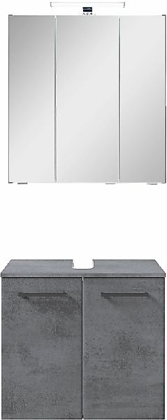 Saphir Badmöbel-Set "Quickset 945 2-teilig, Waschbeckenunterschrank mit LED günstig online kaufen