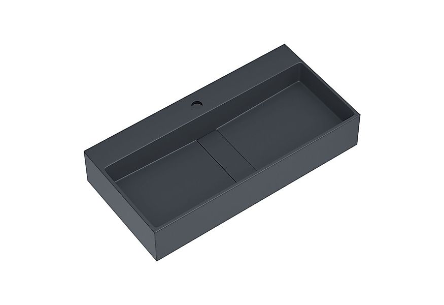 Mai & Mai Waschbecken Aufsatzwaschbecken mineralguss inkl. Ablaufgarnitur 1 günstig online kaufen