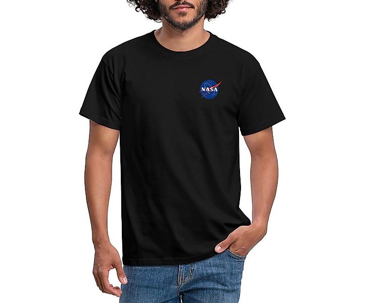 Spreadshirt T-Shirt NASA Klassisches Logo Als Brustlogo Männer T-Shirt (1-t günstig online kaufen