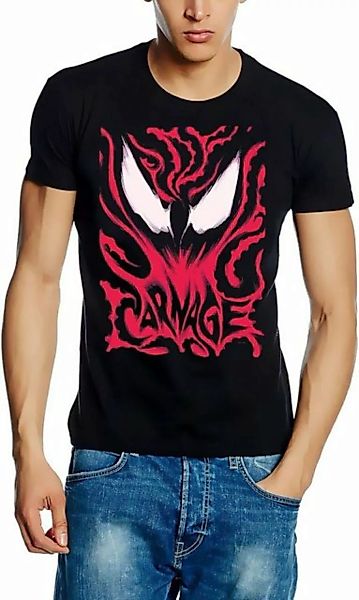 MARVEL Print-Shirt Marvel Venom Carnage T-Shirts Schwarz M L XL günstig online kaufen