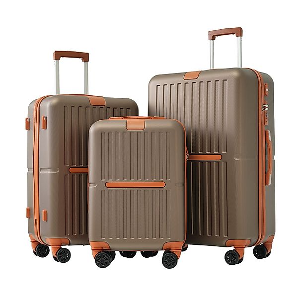 OKWISH Trolleyset Hartschalenkoffer-Set, Hartschalen-Trolley, 4 Rollen, günstig online kaufen