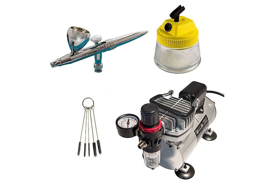 Airbrush-City Airbrush-Kompressor AC 18C + H&S Ultra Airbrushpistole 120231 günstig online kaufen