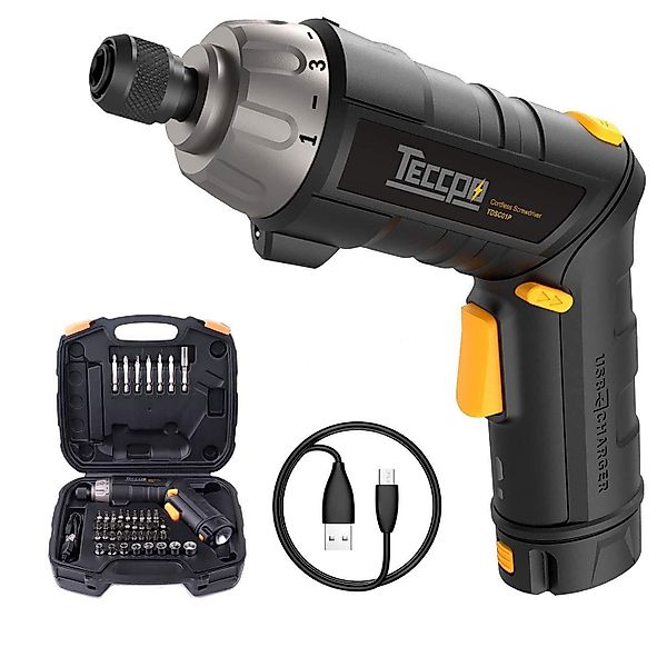 Teccpo Akku-Schrauber, 6,00 Nm, (Elektrischer Schraubendreher, günstig online kaufen