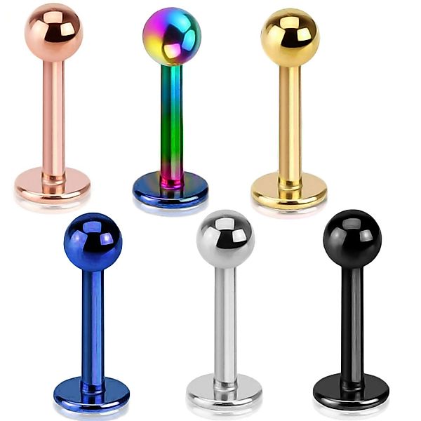 viva-adorno Piercing-Set Labret Piercing Stecker mit günstig online kaufen