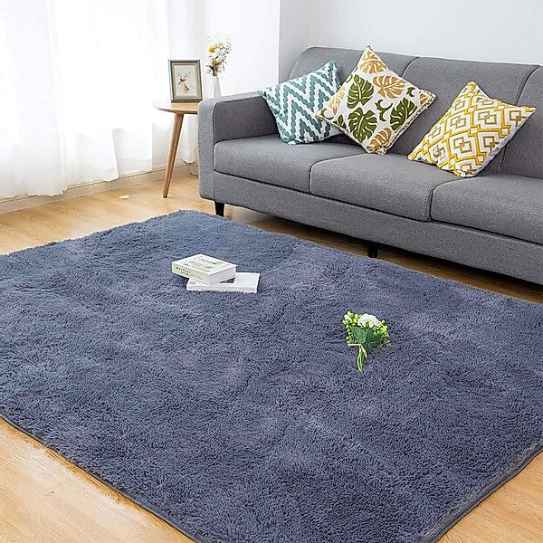 NUODWELL Hochflor-Teppich Hochflor Teppich, Waschbar Anti-Rutsch günstig online kaufen