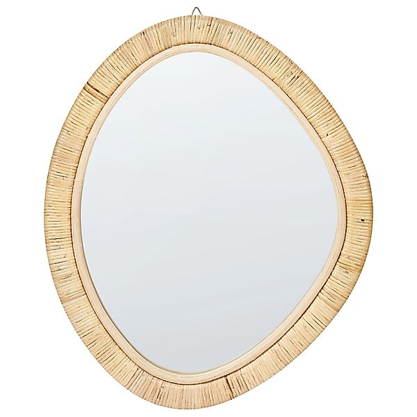 Beliani Wandspiegel ZAATARI Naturfarben 5x50x60 günstig online kaufen