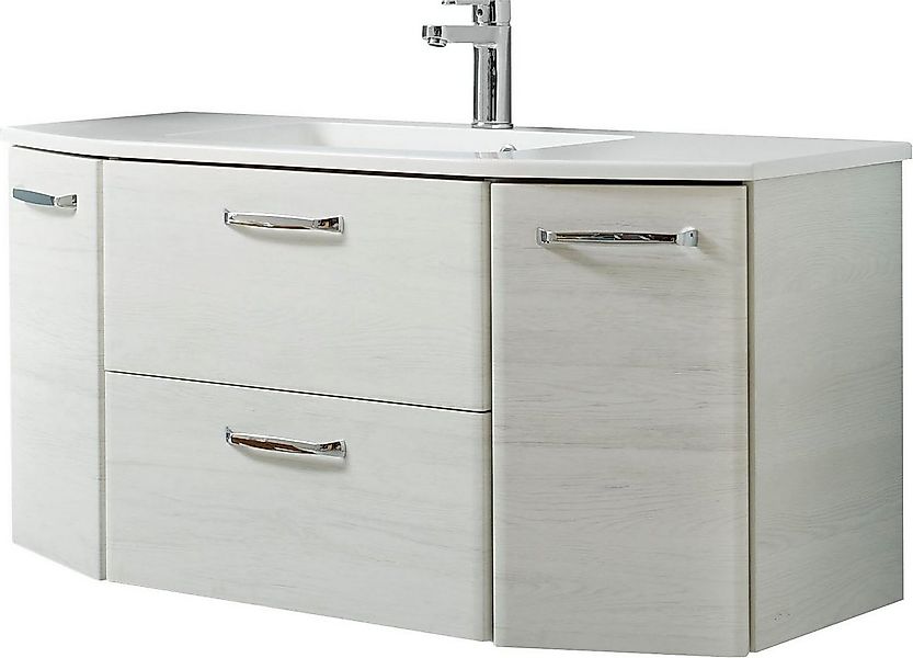 Saphir Waschtisch Quickset Waschplatz inkl Mineralmarmor-Waschtisch, 112cm günstig online kaufen