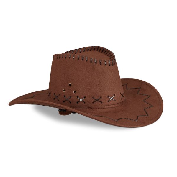 relaxdays Cowboyhut 2 x Cowboyhut Fasching günstig online kaufen
