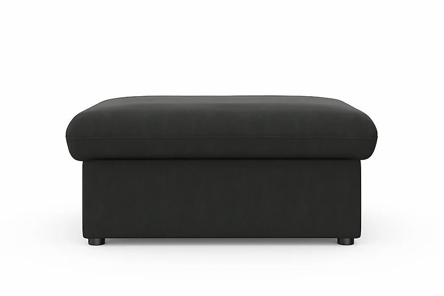 DOMO collection Hocker "Topper", mit Wellenunterfederung, auf Kunststoffgle günstig online kaufen
