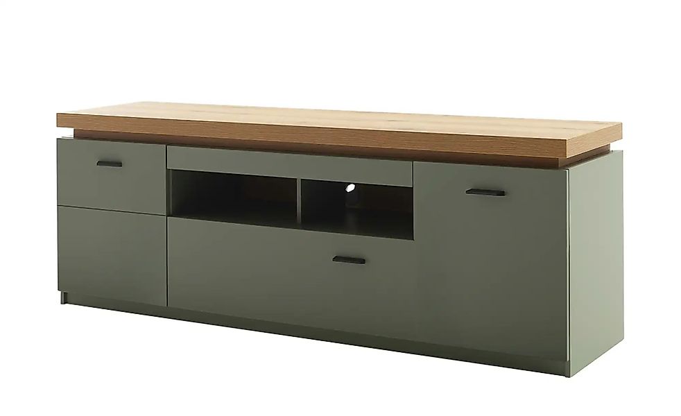 uno TV-Element  Zimon ¦ grün ¦ Maße (cm): B: 156 H: 57 T: 44.0 Kommoden & S günstig online kaufen