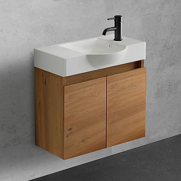 Alpenberger Badmöbel-Set Gäste WC Waschbecken mit günstig online kaufen