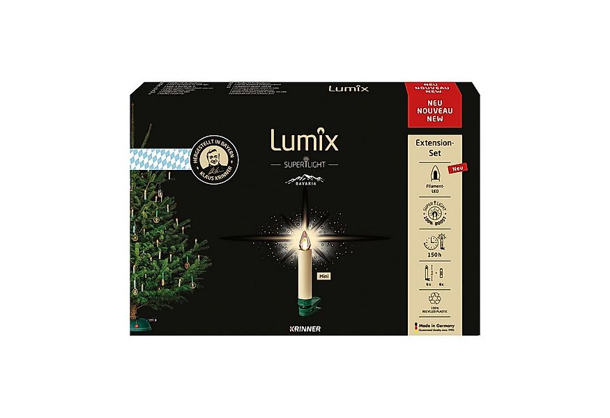 lumix LED-Christbaumkerzen LUMIX SuperLight Bavaria Flame Mini Erweiterung günstig online kaufen