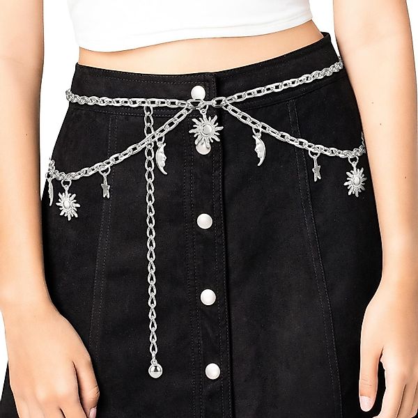 Coonoor Taillengürtel Mondstern Verstellbare Taillenkette für günstig online kaufen