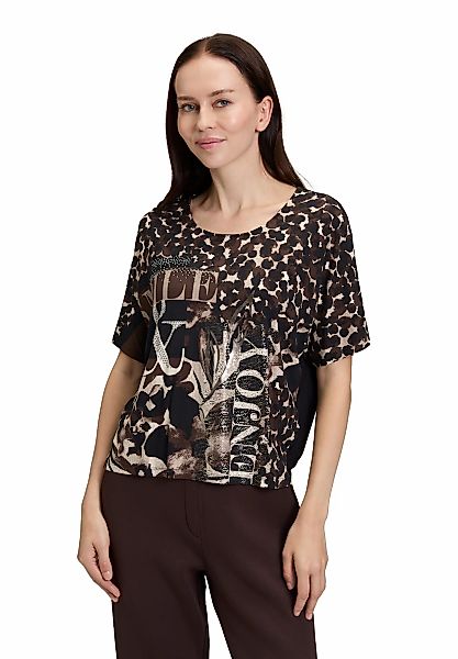 Betty Barclay Kurzarmshirt "Betty Barclay Damen Oversize-Shirt mit Aufdruck günstig online kaufen