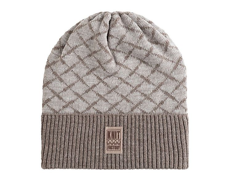 Knit Factory Strickmütze Dusk Mütze Marron/Iced Clay (1-St) Mütze Strickmüt günstig online kaufen