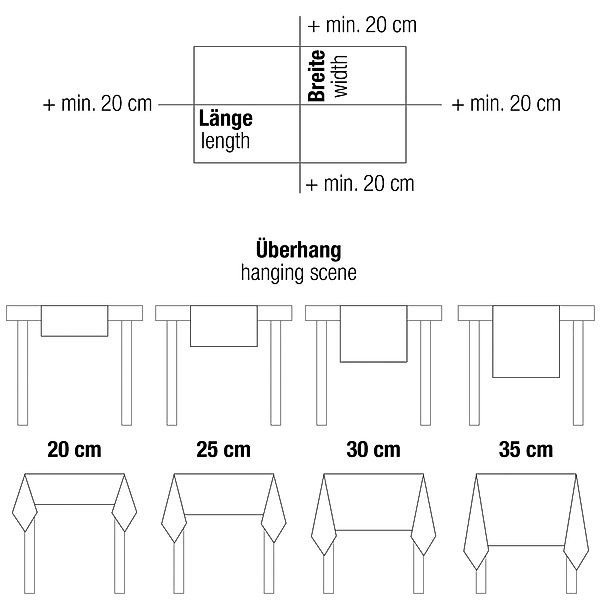 sander table + home Tischdecke Tischläufer "Strip", Streifen günstig online kaufen
