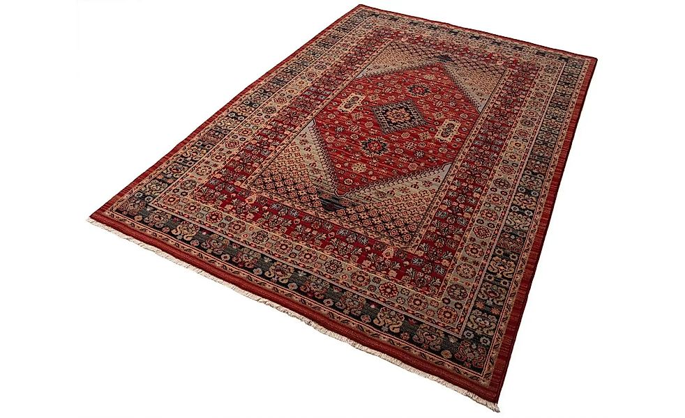 THEKO Wollteppich "Saharna 2400" rechteckig 12 mm Höhe reine Wolle, Orient- günstig online kaufen