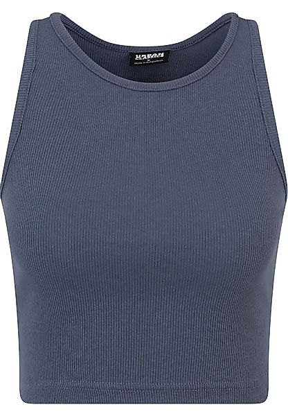 URBAN CLASSICS Muskelshirt "Urban Classics Damen Ladies Cropped Rib Top 2-P günstig online kaufen