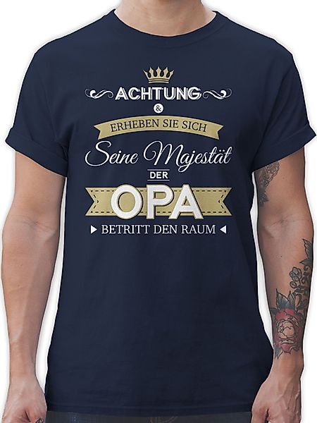 Shirtracer T-Shirt Seine Majestät der Opa günstig online kaufen
