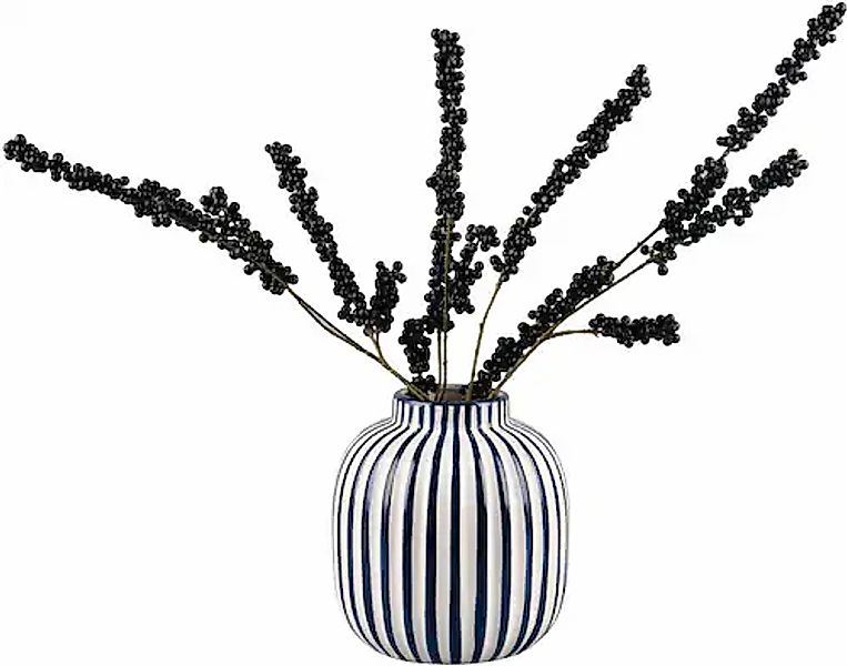 MIRRORS AND MORE Dekovase »SAVANNA« Dekovase mit Streifen günstig online kaufen