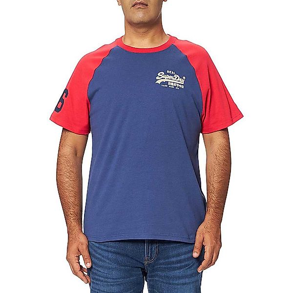 Superdry Vintage Logo Ac Raglan Kurzarm T-shirt XL Frontier Blue günstig online kaufen