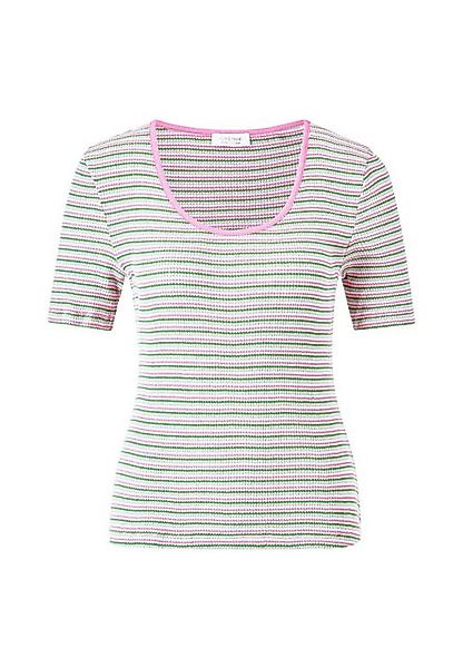 RICHROYAL T-Shirt Damen T-Shirt mit Rippstruktur (1-tlg) günstig online kaufen