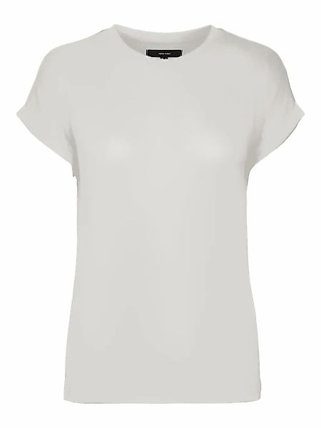 Vero Moda Kurzarmpullover "VMBRIANNA SS O-NECK PULLOVER BOO REP", mit Umsch günstig online kaufen