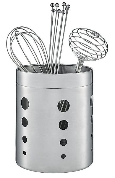 kamelshopping Besteckhalter Runder Besteckhalter aus Edelstahl, extragroß, günstig online kaufen