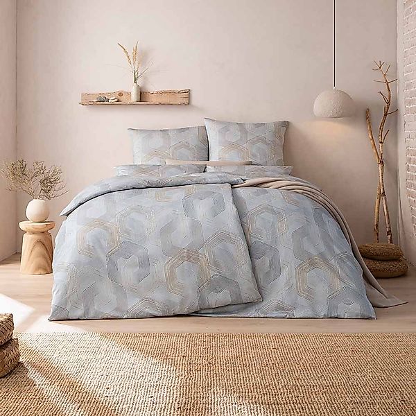 Estella Bettwäsche Sereno, Mako-Satin, 3 teilig günstig online kaufen