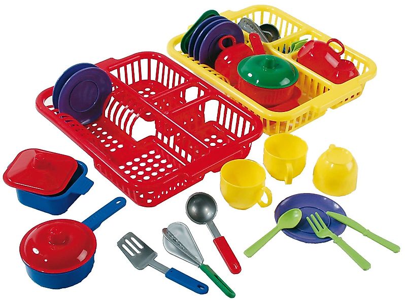 Dohany Spielgeschirr Spielküchen Zubehör Set 17-tlg günstig online kaufen