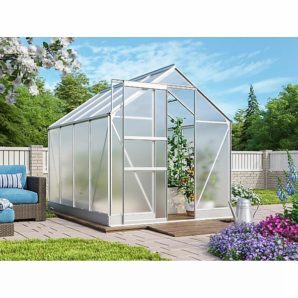 Vitavia Gewächshaus Apollo 5000 HKP 6 mm Alu-Blank 5 m² inkl. Fundament günstig online kaufen