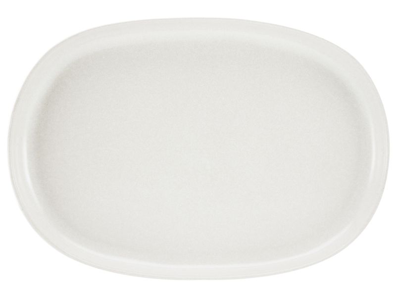 CreaTable Servierplatte »Uno, Servier-Platte oval«, (1 tlg.), Seidenmatte S günstig online kaufen