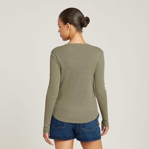 G-STAR Langarmshirt Deep v slim mit günstig online kaufen