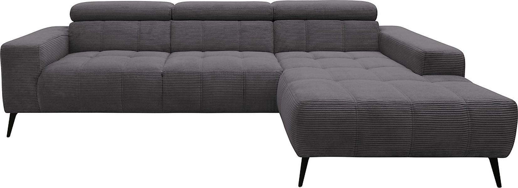 DOMO collection Ecksofa »Trento L-Form, mit Kufenfuß oder Einzelfuß« wahlwe günstig online kaufen