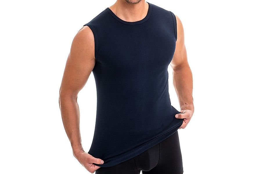 HERMKO Unterhemd 3040 Bio-Baumwolle, Muskelshirt, Tank Top, Vest, Rundhals- günstig online kaufen