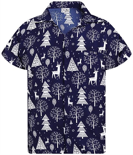 King Kameha Hawaiihemd Christmas Reindeer Allover günstig online kaufen