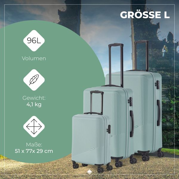 travelite Trolleyset BALI 4w L/M/S, 4 günstig online kaufen