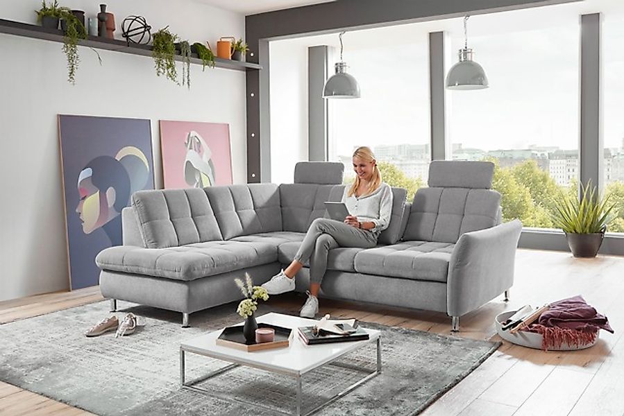 Die PlanBar Ecksofa »MP-IN20016 L-Form mit Federkern-Polsterung«, wahlweise günstig online kaufen