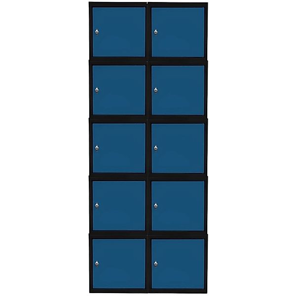 PROREGAL Mega Deal 10x Schließfachwürfel Blocky Mit Drehriegelschloss Für V günstig online kaufen