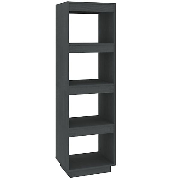 furnicato Bücherregal Bücherregal/Raumteiler Grau 40x35x135 cm günstig online kaufen