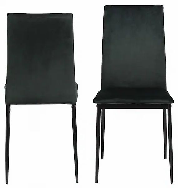 ACTONA GROUP Esszimmerstuhl »Demina«, (Set), 4 St., in Samtvelours oder Kun günstig online kaufen