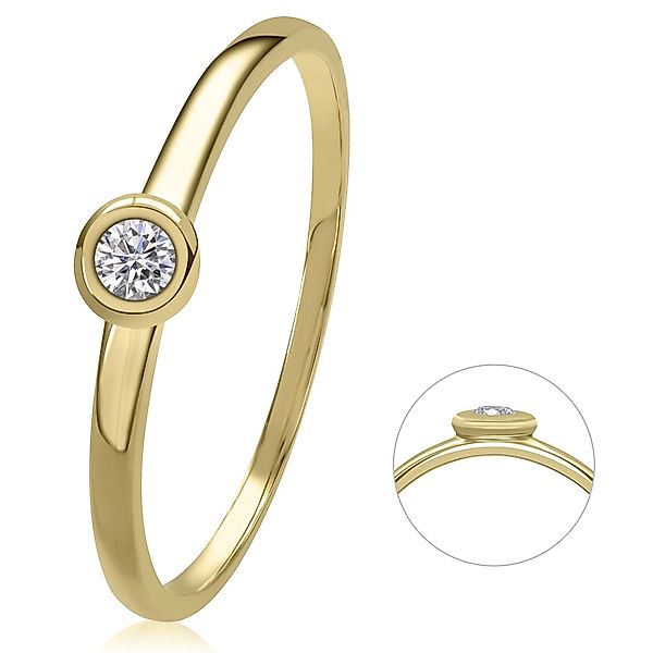 ONE ELEMENT Diamantring 0,05 ct Diamant günstig online kaufen