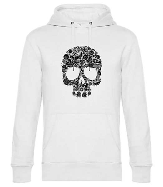 Flower Skull · Unisex Premium Hoodie günstig online kaufen