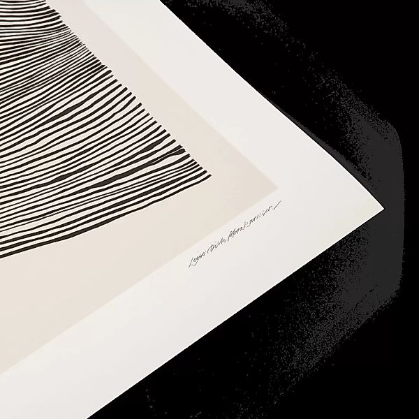 The Poster Club Curves Kunstdruck von Leise Dich Abrahamsen (70 x 100 cm) - günstig online kaufen